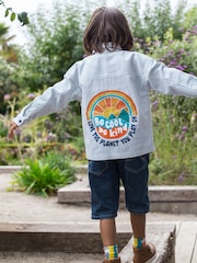 Frugi Blue Lerryn Shacket 100% Organic Cotton Shirt - Image 2 of 8