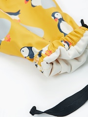 Frugi Yellow Puddle Buster Printed Trousers - Image 6 of 7