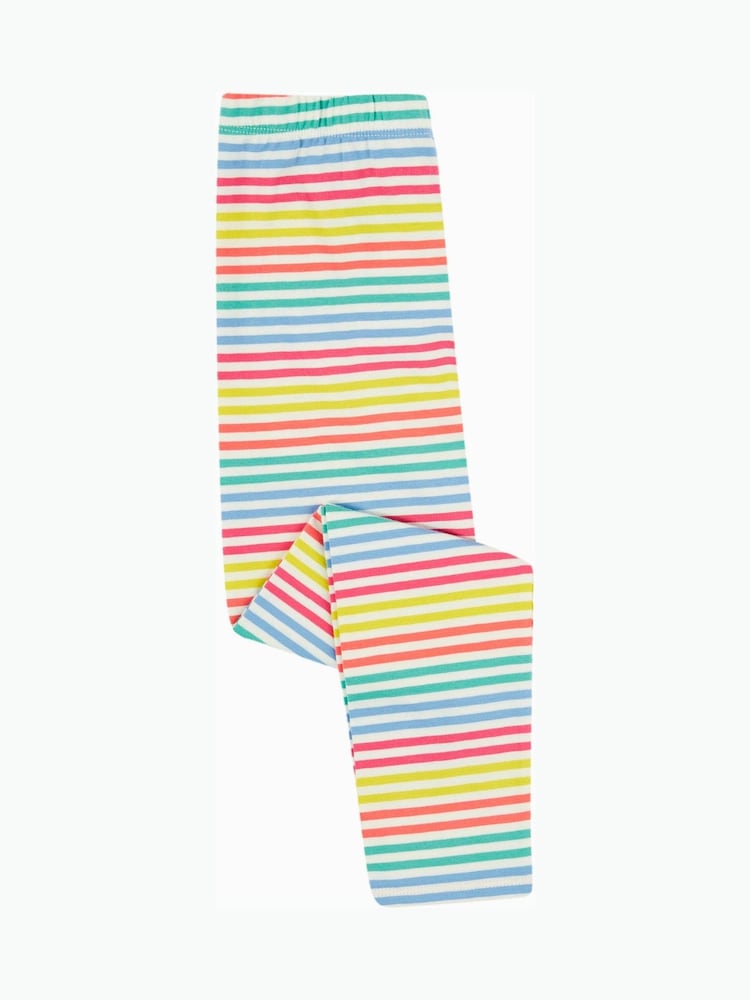 Frugi Blue Bunny Printed Leggings - Image 1 of 4