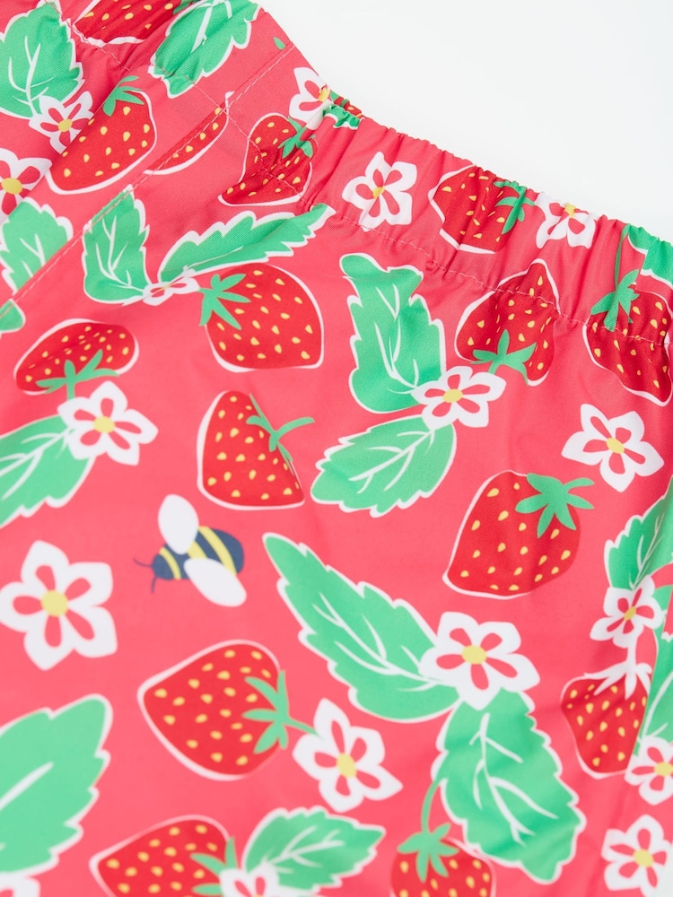 Розовый - непромокаемые брюки с принтом динозавров Frugi зеленый - Image 5 of 5 Розовый - непромокаемые брюки с принтом динозавров Frugi зеленый - Image 5 of 5
