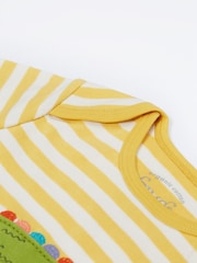 Frugi Baby Yellow Rue 100% Organic Cotton Romper - Image 3 of 4