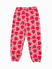 Frugi Pink Strawberry Joggers - Kids' Clothing - Image 1 of 5