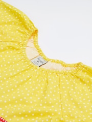 Frugi Blue Kids Rainbow Dorothy Twirly 100% Organic Cotton Dress - Image 5 of 6