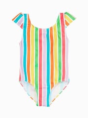 Frugi Blue Rainbow Marina Swimsuit Swimwear - Image 1 of 6