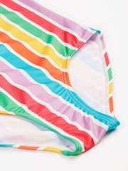 Frugi Blue Rainbow Marina Swimsuit Swimwear - Image 4 of 6
