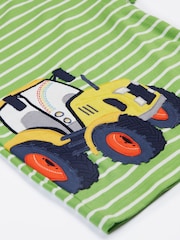 Frugi Green Sid Appliqué 100% Organic Cotton T-Shirt - Image 3 of 5