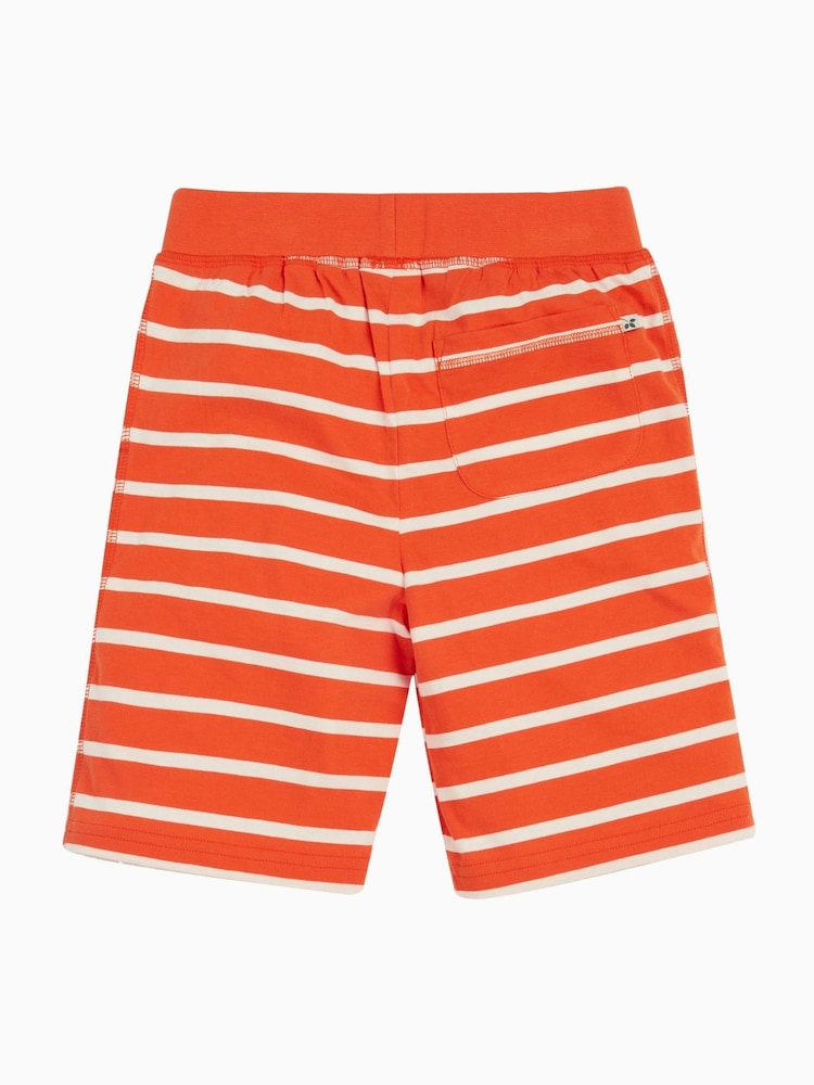 Frugi Blue Stithian 100% Organic Cotton Shorts - Image 3 of 5