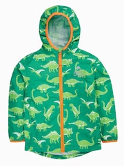 Frugi Green Dinosaur Waterproof Jacket - Image 1 of 5