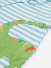 Frugi Blue Zelah Kimono Zip Romper - Imagen 5 de 5