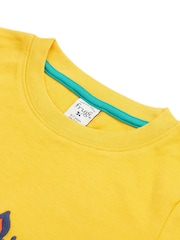 Желтый - Красная футболка с аппликацией Frugi Carsen - Детский топ - Image 2 of 5