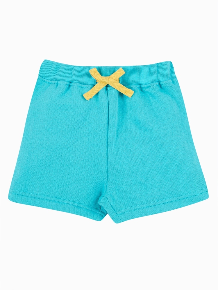 Frugi Blue Sydney Appliqué 100% Cotton Shorts - Image 1 of 4