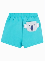 Frugi Blue Sydney Appliqué 100% Cotton Shorts - Image 2 of 4