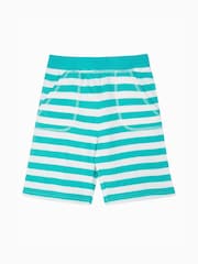 Frugi Kids Blue Sunny 100% Organic Cotton Shorts Clothing - Image 2 of 5