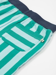 Frugi Blue Stithian 100% Organic Cotton Shorts - Image 4 of 6