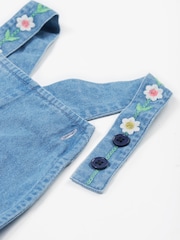 Frugi Blue Hazel Denim 100% Organic Cotton Dungarees - Image 3 of 7