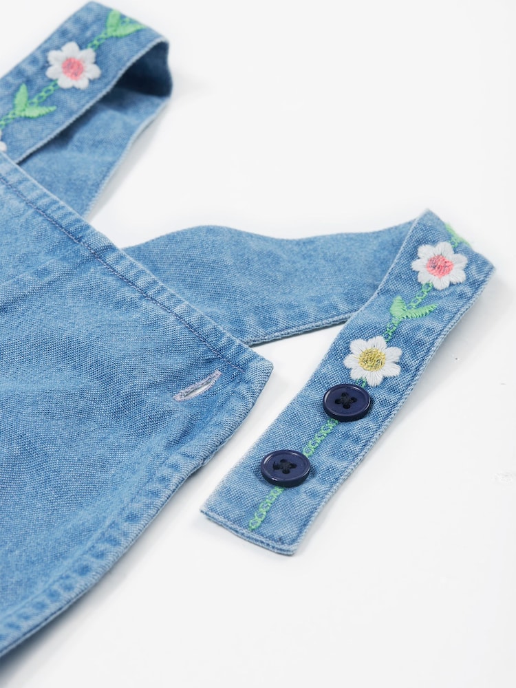 Salopettes Frugi Hazel en Denim bleu - Image 3 of 7