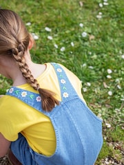 Frugi Blue Hazel Denim 100% Organic Cotton Dungarees - Image 6 of 7