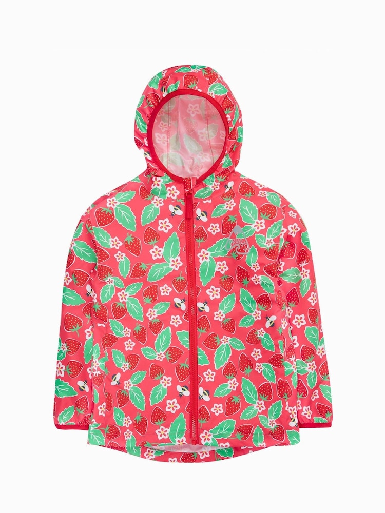 Rosa - Frugi Green Dinosaur Waterproof Jacket - Imagen 1 de 5