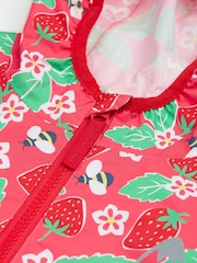 Rosa - Frugi Green Dinosaur Waterproof Jacket - Imagen 3 de 5