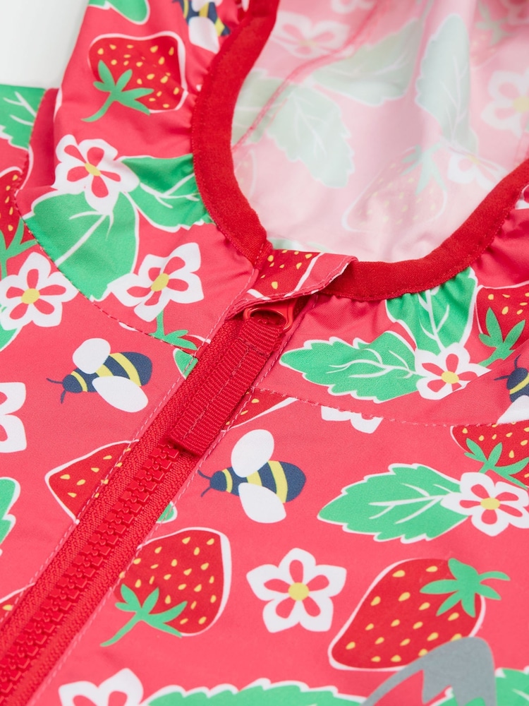 Roz - Frugi Dinosaur Waterproof Jacket - Image 3 of 5