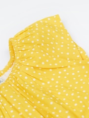 Frugi Yellow Lowen 100% Cotton Dress - Image 5 of 6