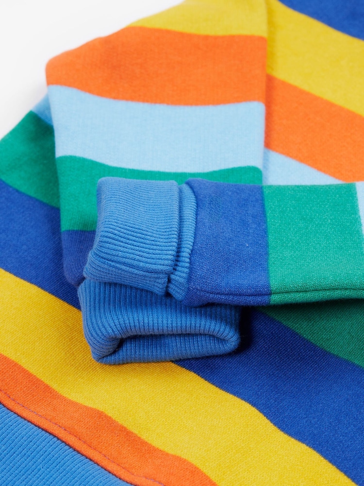 Frugi Rainbow Easy On Printed 100% Organic Cotton Jumper - Image 4 of 4