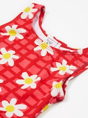 Frugi Kids Blue Little Coral Swimsuit Swimwear - Image 3 of 3