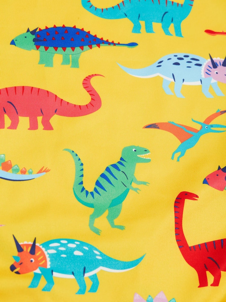 Frugi Yellow Dinosaur Swimsuit - Swimwear - Image 4 of 4 Frugi Yellow Dinosaur Swimsuit - Swimwear - Image 4 of 4