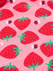 Frugi Pink Strawberry Printed Sweatshirt - Image 5 of 5