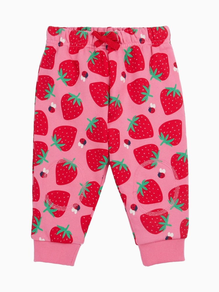 Frugi Pink Strawberry Joggers - Baby Clothing - Image 1 of 4
