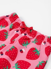 Frugi Pink Strawberry Joggers - Baby Clothing - Image 3 of 4