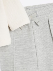 River Island White Baby Boys Smart Polo Set - Image 5 of 5