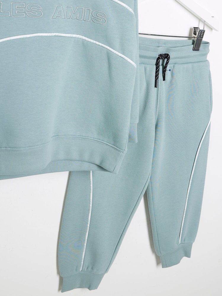 River Island Green Boys Piped Tracksuit - Image 5 of 5