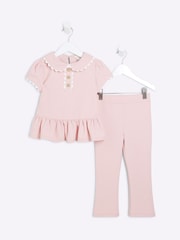 River Island dekleta ovratnik peplum set - Slika 1 iz 3
