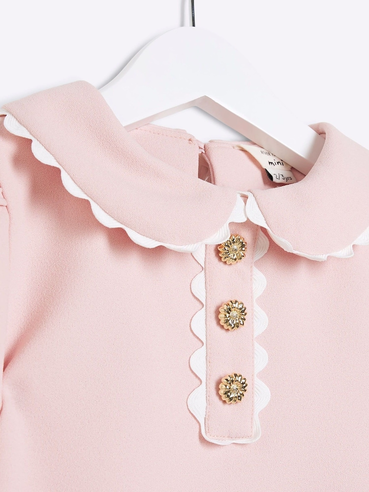 River Island dekleta ovratnik peplum set - Slika 2 iz 3