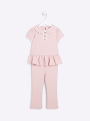 River Island dekleta ovratnik peplum set - Slika 3 iz 3