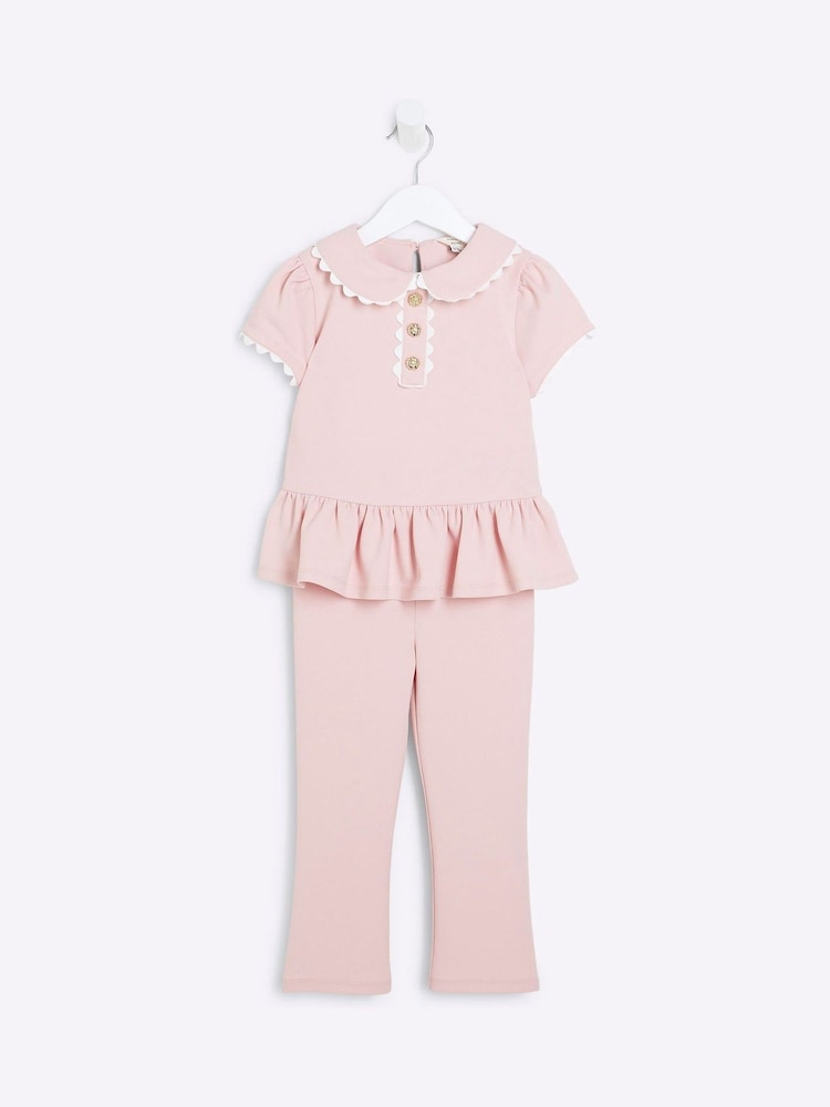 River Island dekleta ovratnik peplum set - Slika 3 iz 3