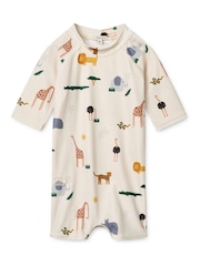 Liewood Baby Cream Thor Swim Jumpsuit - Image 1 of 5