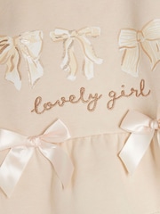 Marrón - River Island Baby Girls Peplum Sweater Set - Imagen 4 de 5