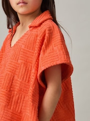 Reiss Orange Cyri 9-13 yrs Towelling Shirt And Shorts Set - Image 4 of 5