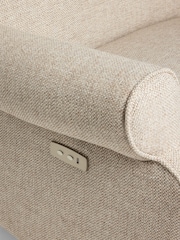 Chunky Weave Mid Natural Sherlock Snuggle Seat Snuggle Recliner - Image 7 of 8