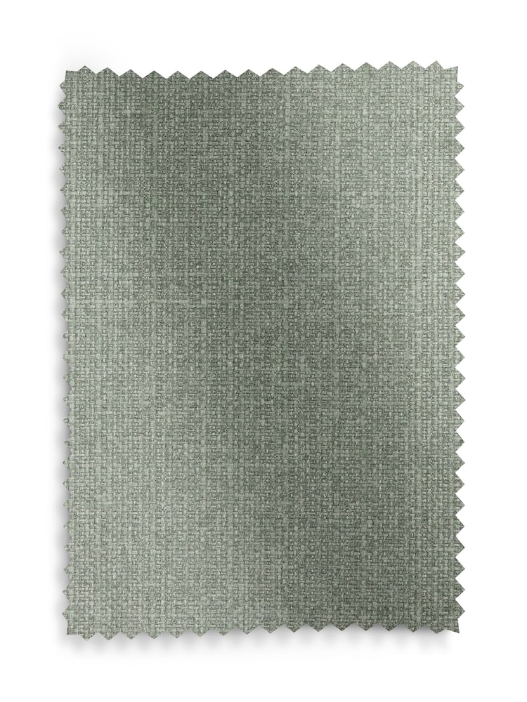 Dark Sage Green Soft Linen Look Mila 3 Seater Small Sofa - Image 9 of 9