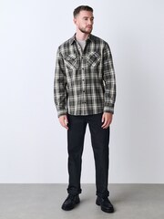 Green Long Sleeve Check Shirt - Image 4 of 9