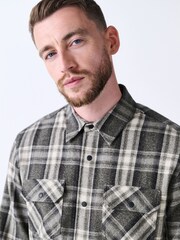Green Long Sleeve Check Shirt - Image 5 of 9