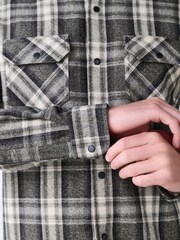 Green Long Sleeve Check Shirt - Image 6 of 9