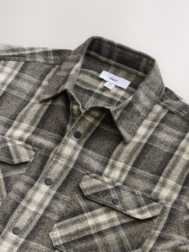 Green Long Sleeve Check Shirt - Image 9 of 9