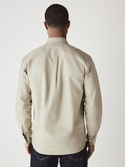 Sage Green Regular Fit Long Sleeve Oxford Shirt - Image 2 of 8