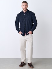 Charcoal Grey Long Sleeve Cord Shirt - Image 2 of 5