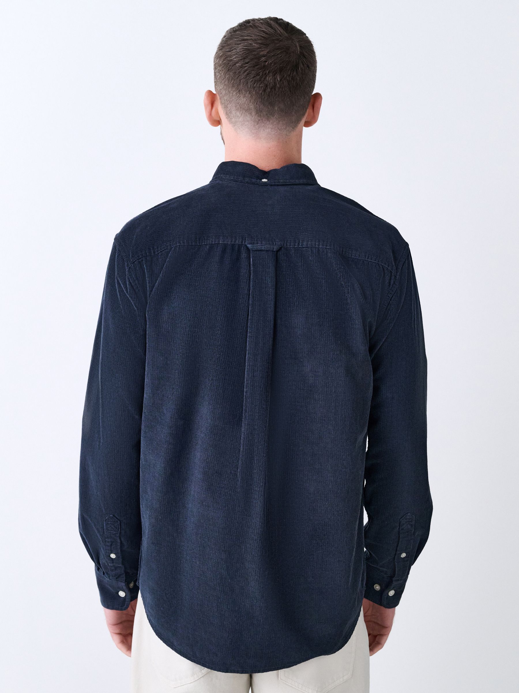 Buy Charcoal Grey Long Sleeve Cord Shirt from Next United Arab
