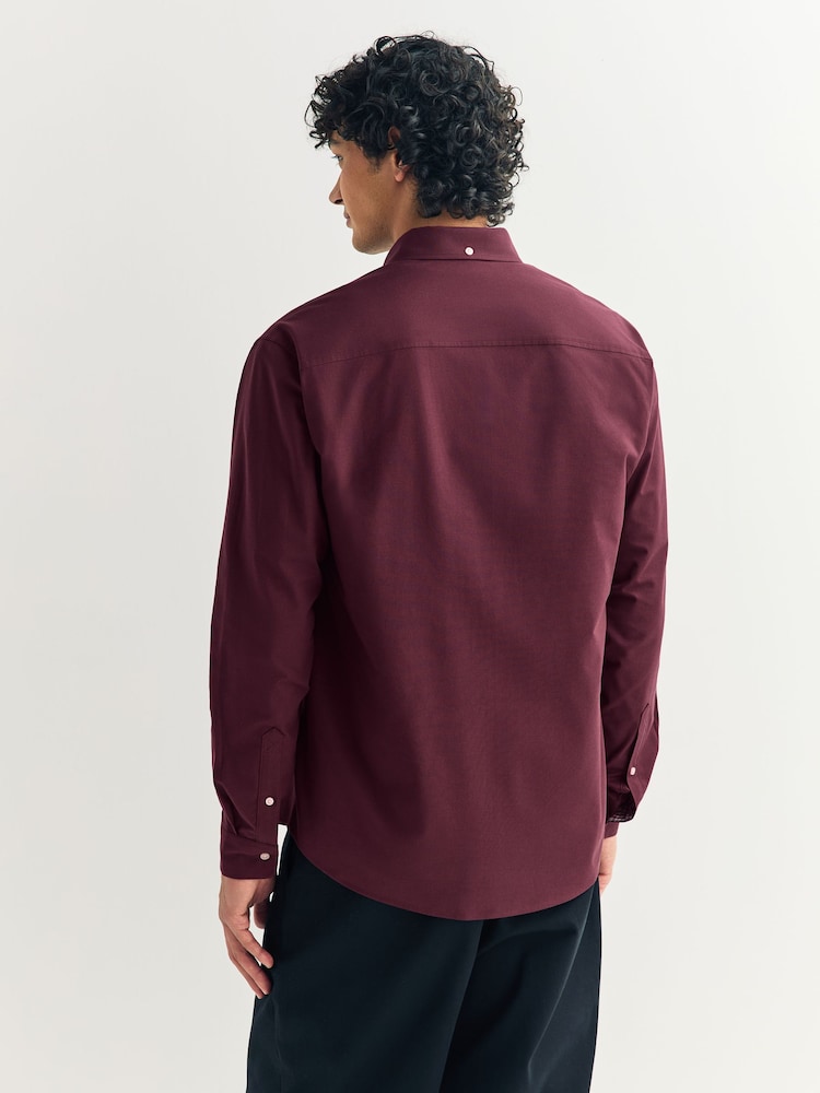 Chemise Homme Formelle Burgundy V1969 - Taille L, Rouge, 100% Coton Super Doux - Neuf Avec étiquettes